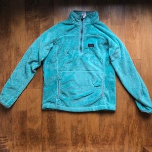 Turquoise Patagonia Quarter Zip Fleece